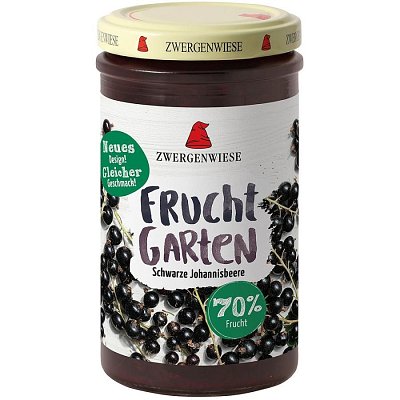 Gem de coacaze negre FARA ZAHAR indulcit cu nectar de agave - 225 g
