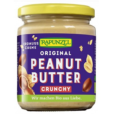 Unt bio de arahide crocant - 250 g